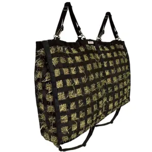 Derby Originals XL Super Tough Slow Feed Hay Bag with  2” Square Openings and 1 Year Warranty and Patented Four Sided Design