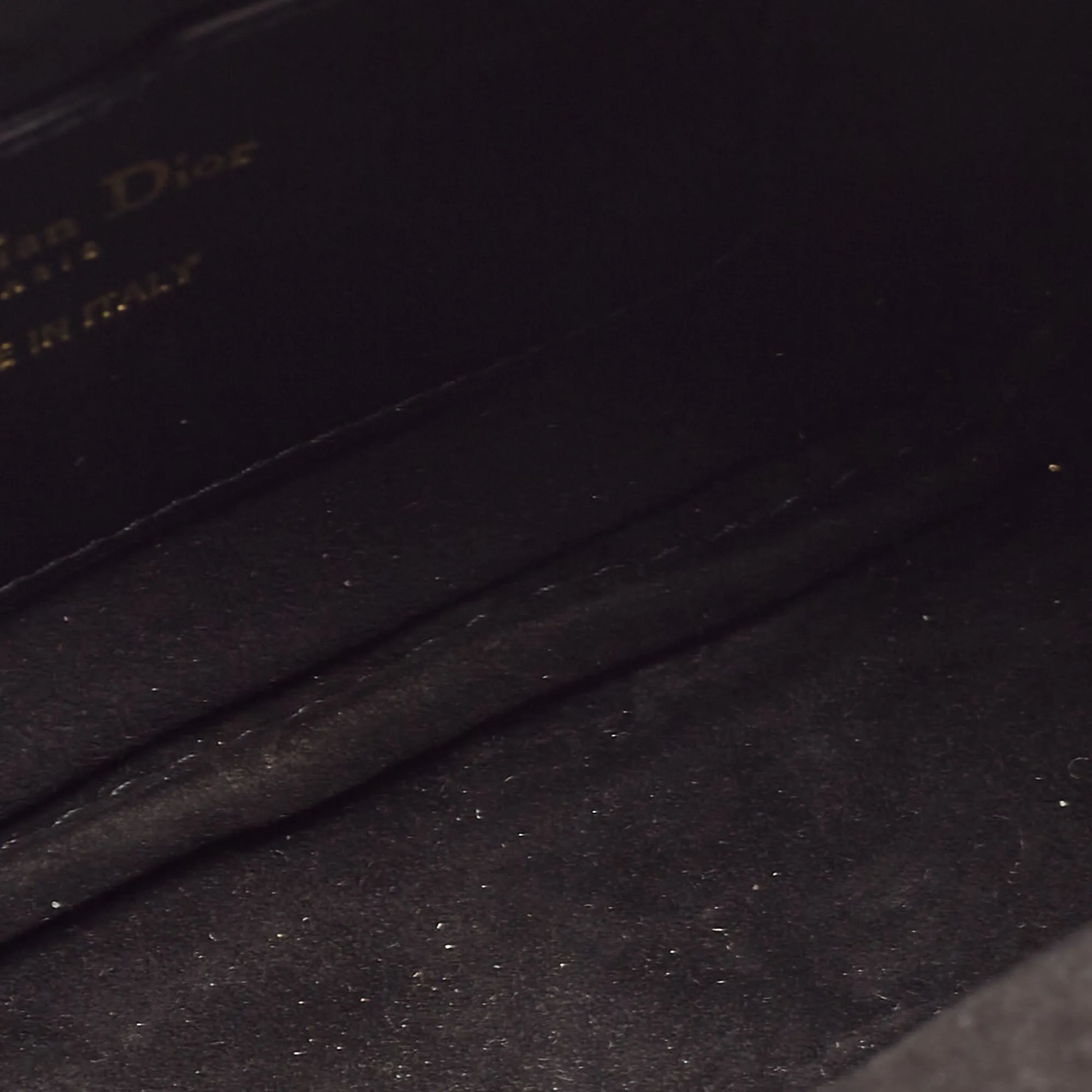 DIOR Black Cannage Leather Small Vibe Hobo