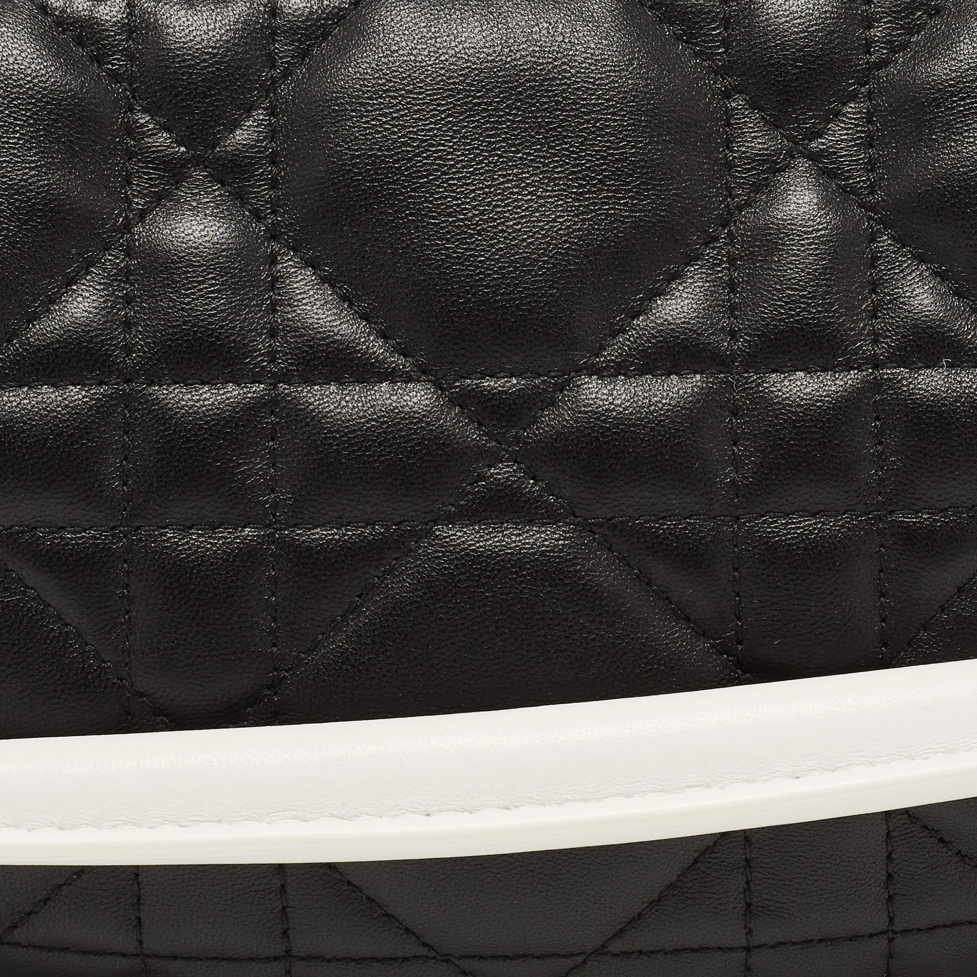 DIOR Black Cannage Leather Small Vibe Hobo