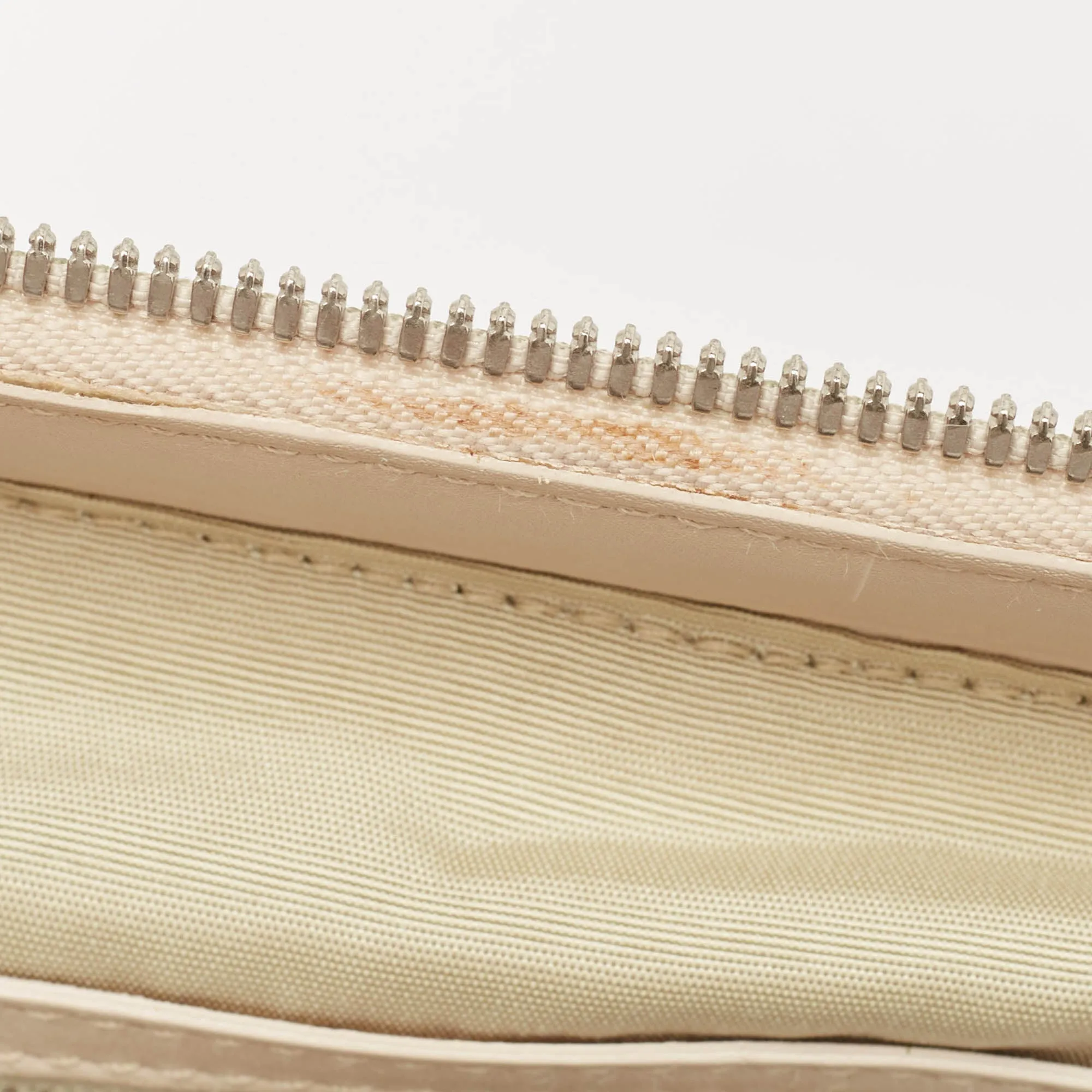 DIOR Light Beige Leather Karenina East West Karenina Satchel