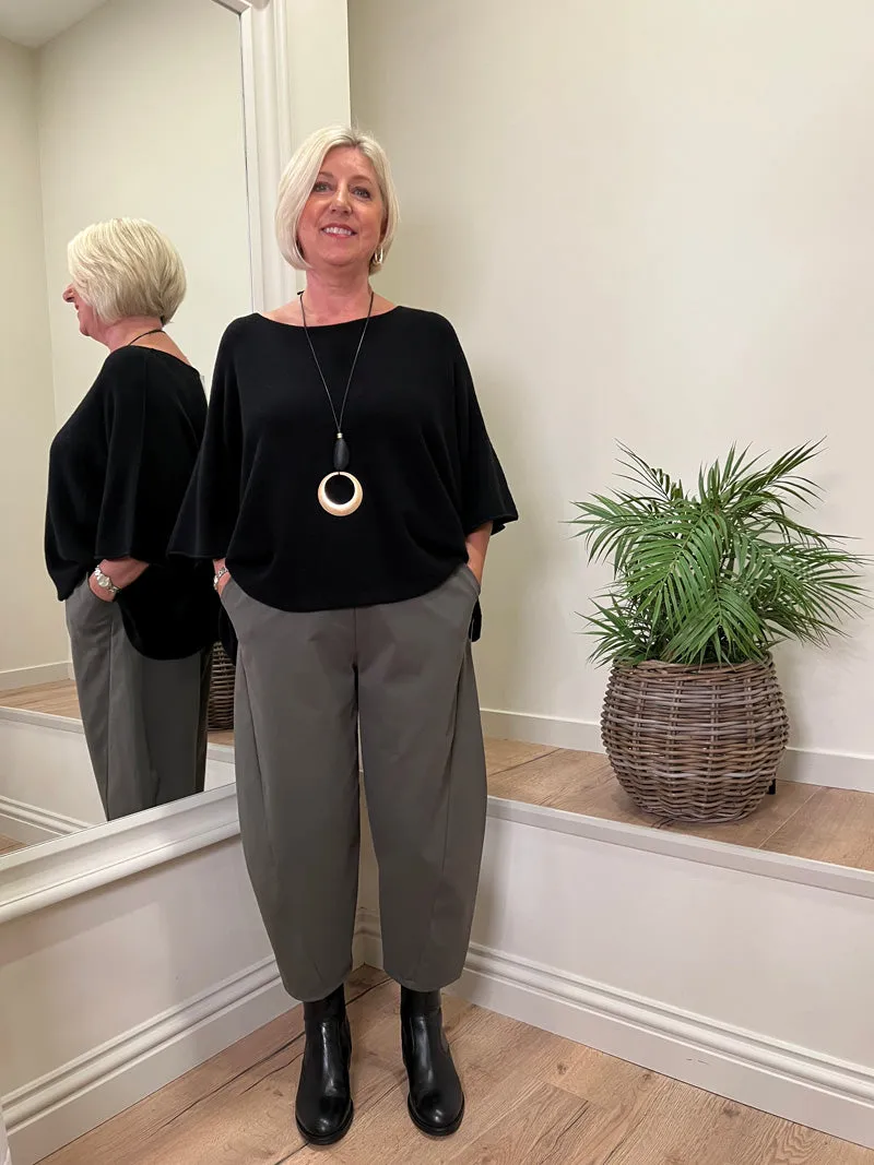Emer Cocoon Trousers Pale Grey