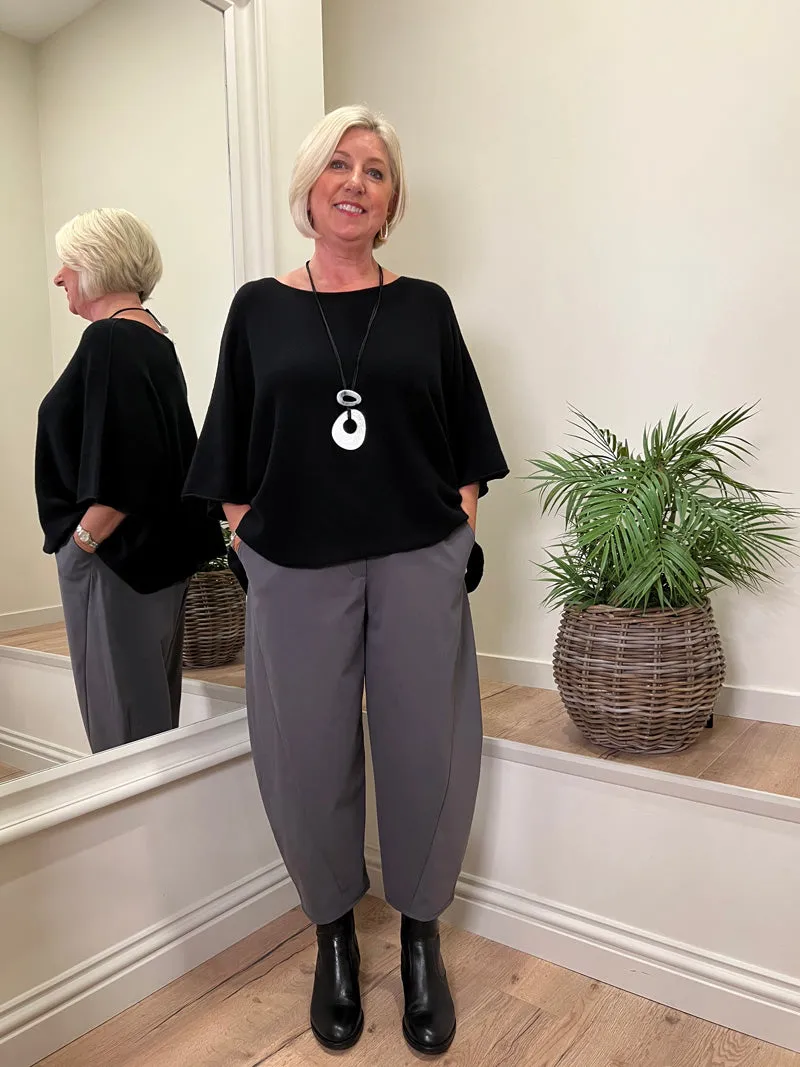 Emer Cocoon Trousers Pale Grey