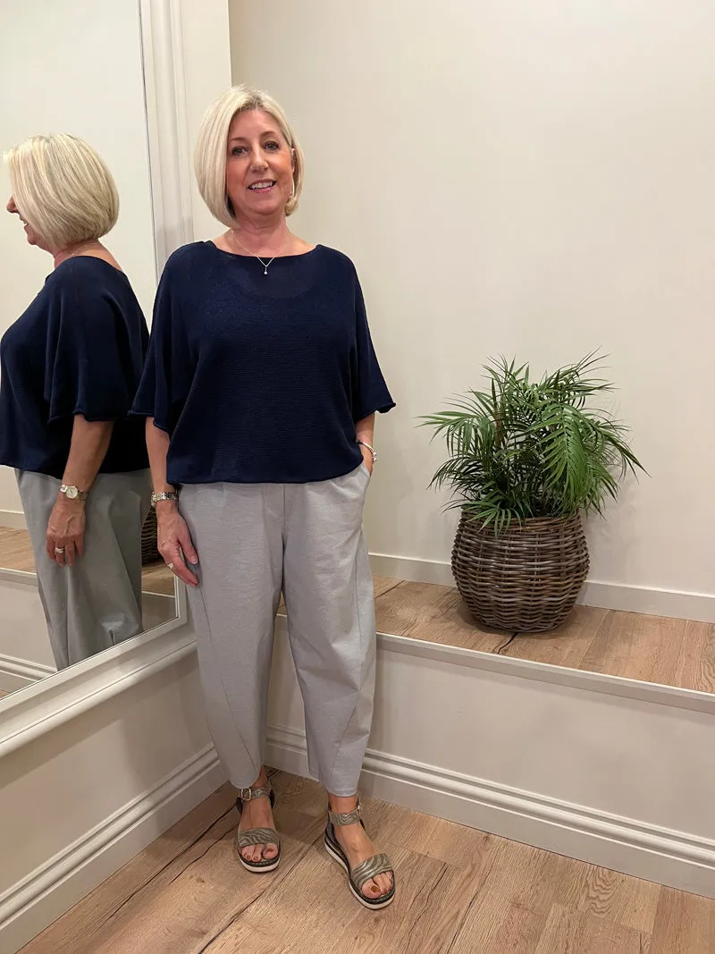 Emer Cocoon Trousers Pale Grey