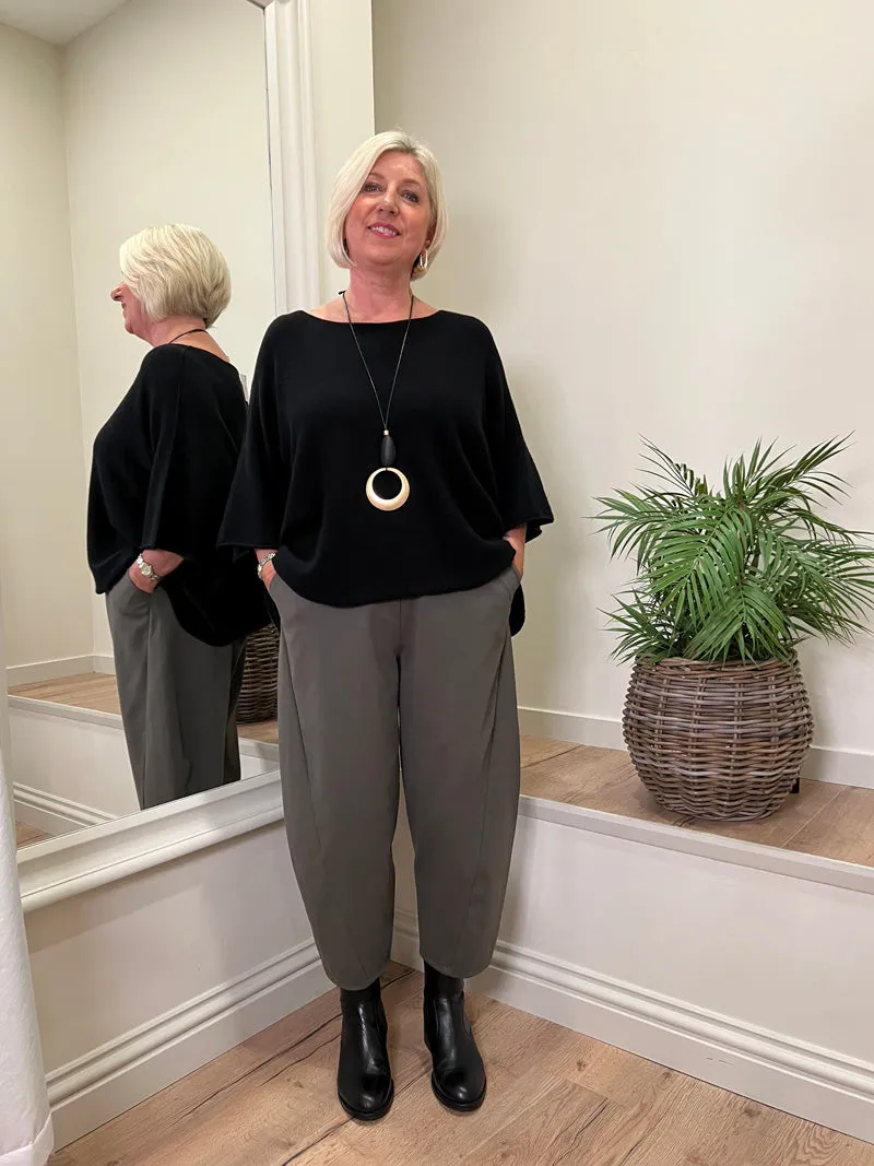 Emer Cocoon Trousers Pale Grey