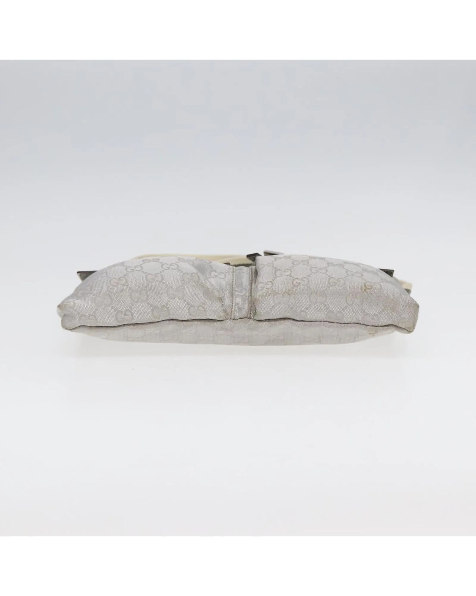 GG Canvas Waist Bag with Silver Accents