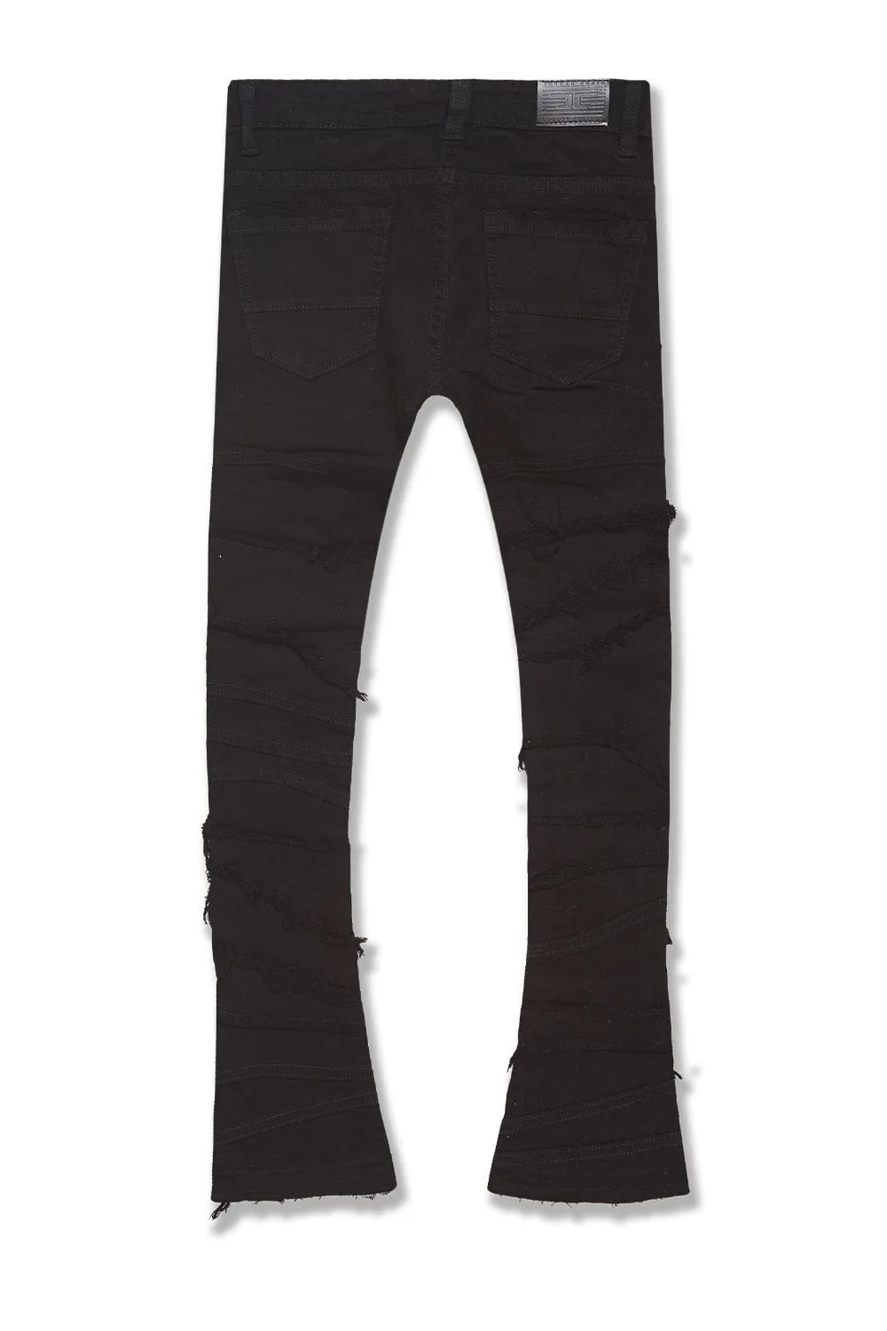 Kids Stacked Elm Street Denim (Jet Black)