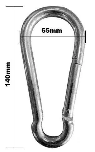 MULTI PURPOSE JUMBO CARABINER HOOK FOR PUNCHING BAGS