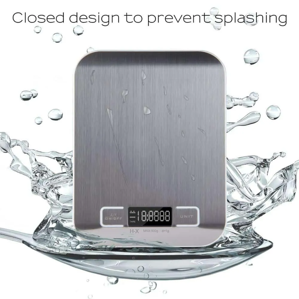 Multifunction Digital Kitchen Scale with LCD Display
