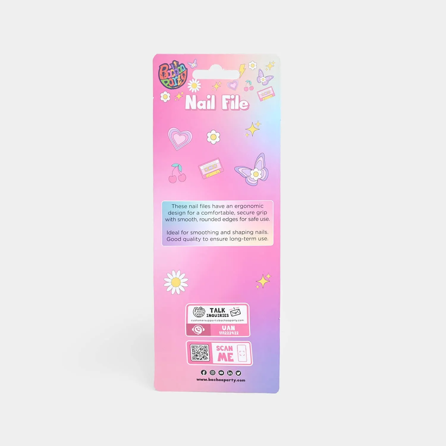 Nail File Set Pack of 3 - Assorted Designs