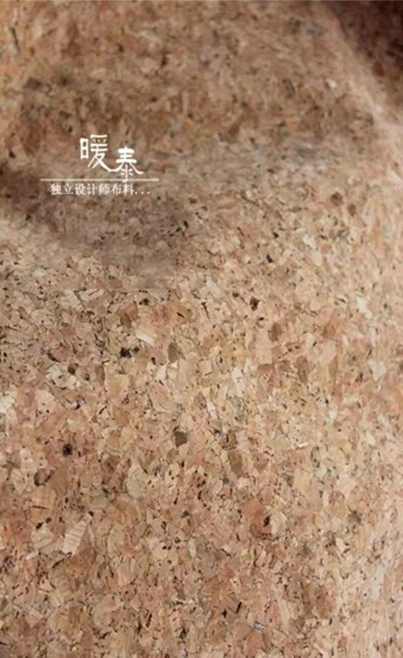 Natural Cork Leather Fabric Sheet - Material for DIY Patches, Notebook Covers, Purses, Bags, Decor, Clothing