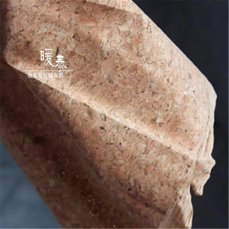 Natural Cork Leather Fabric Sheet - Material for DIY Patches, Notebook Covers, Purses, Bags, Decor, Clothing