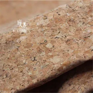 Natural Cork Leather Fabric Sheet - Material for DIY Patches, Notebook Covers, Purses, Bags, Decor, Clothing
