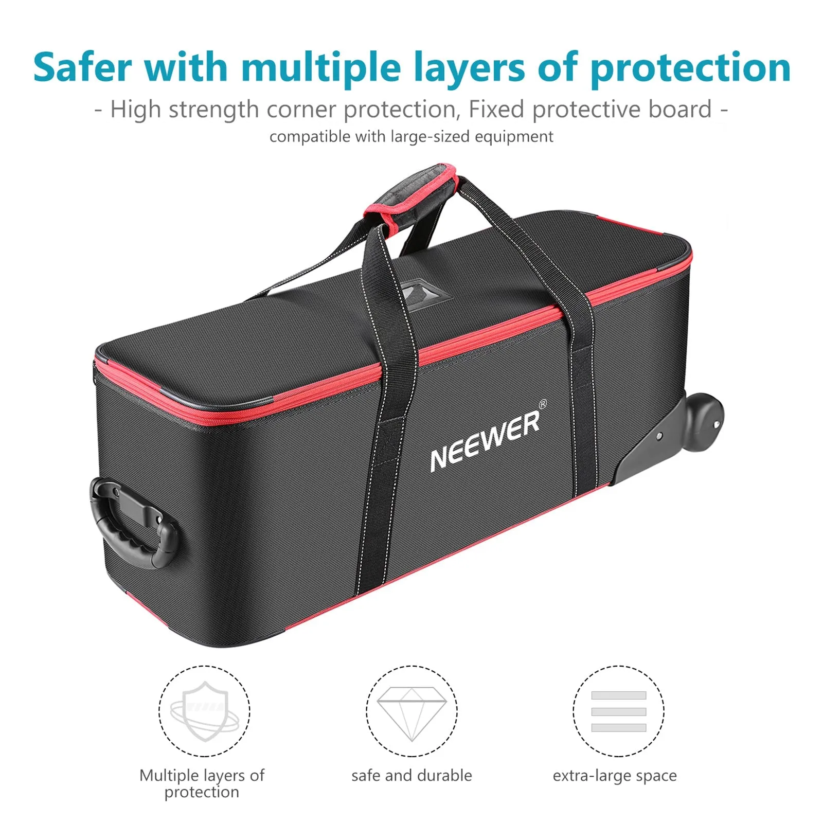 NEEWER 30"x11"x11" Studio Carrying Bag with Wheels