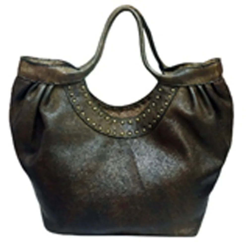 Never Mind Nmbgm101F Tote Vintage Handmade Genuine Cowhide Leather Women Bag Western Handbag Purse