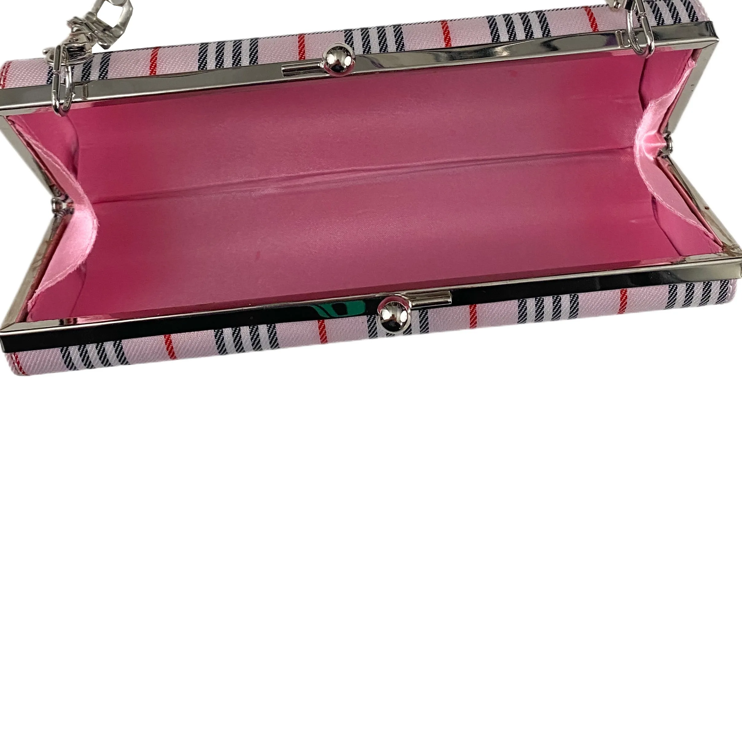 Pink Plaid Mini Shoulder Bag