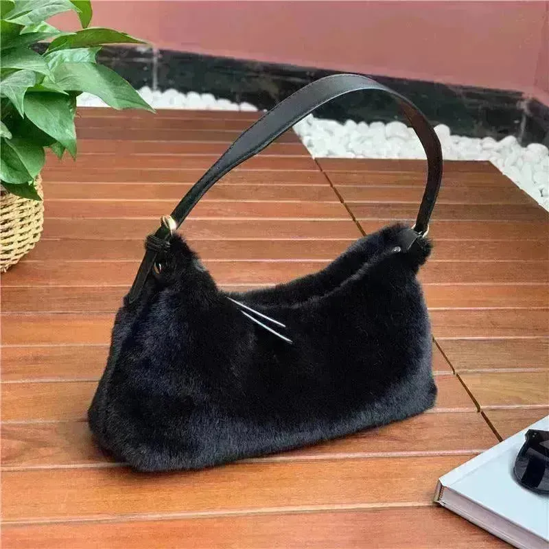 Plush Mini All-match Single-shoulder Messenger Bag