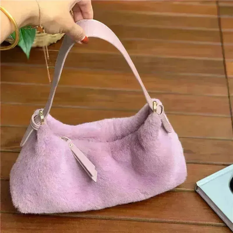 Plush Mini All-match Single-shoulder Messenger Bag