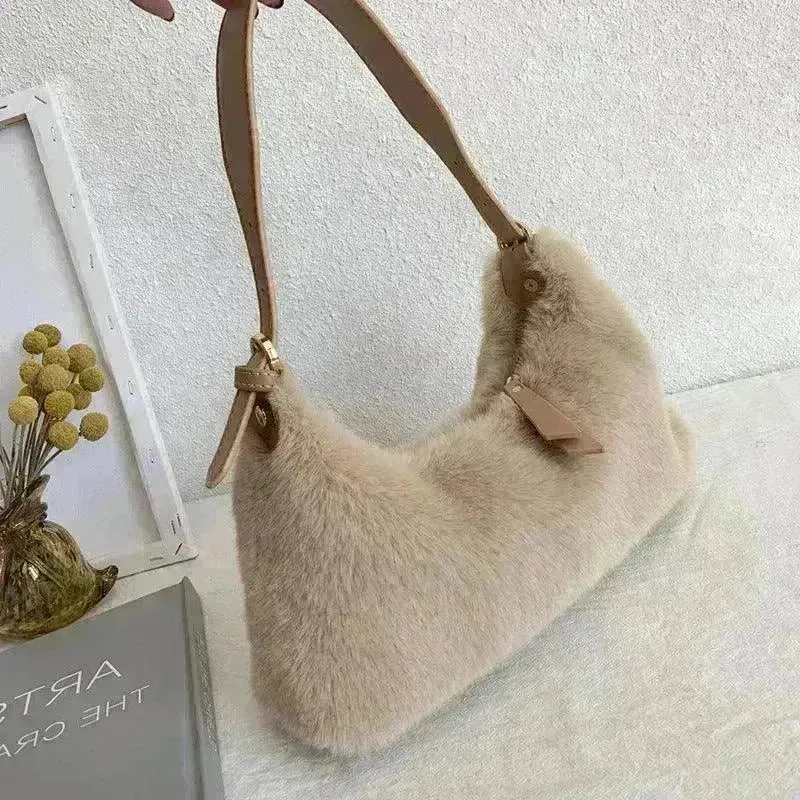 Plush Mini All-match Single-shoulder Messenger Bag
