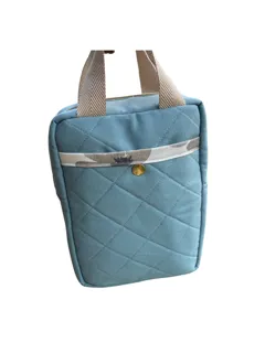 Quilted Bible Bag Light Teal