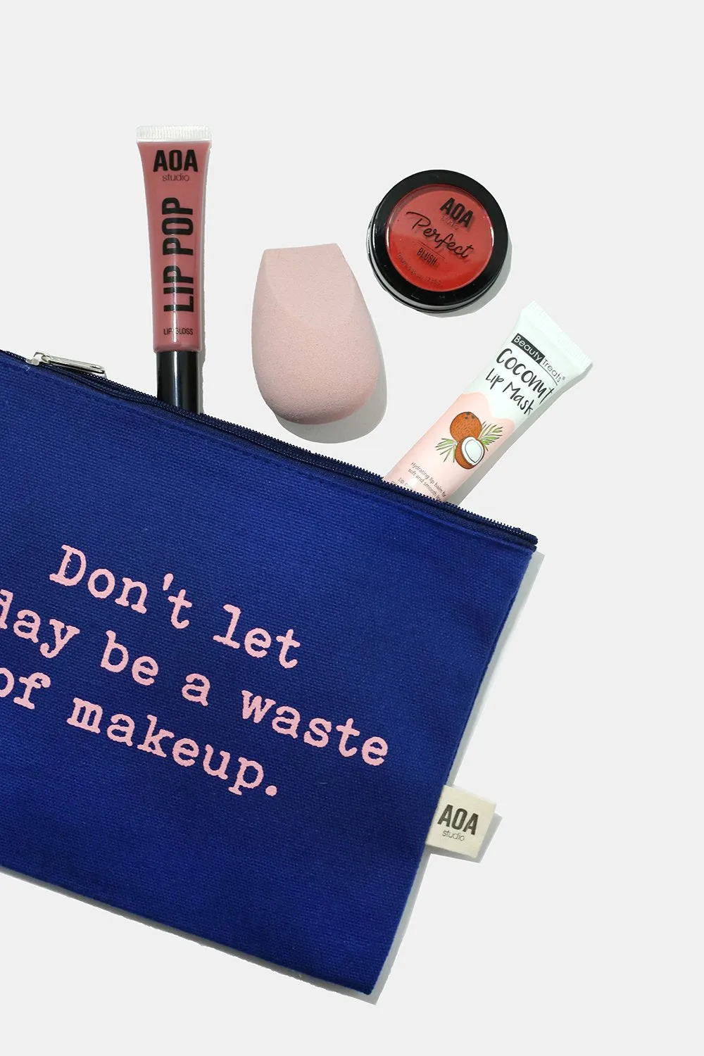 Re-Use Canvas Pouch - Today's Makeup