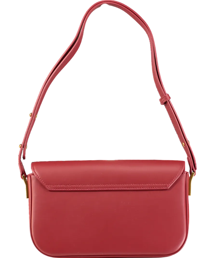 Smting Red Medium Flap Bag