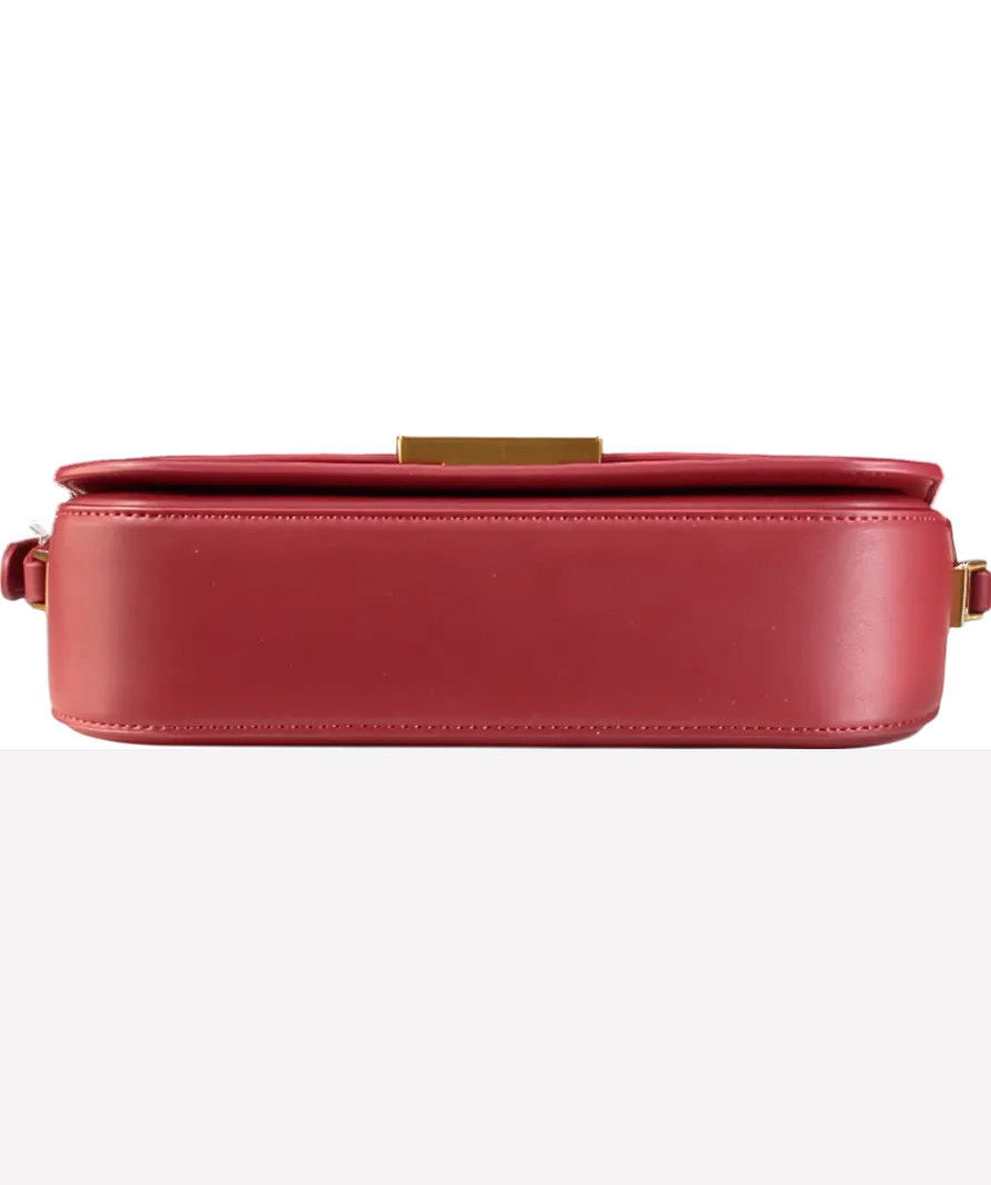 Smting Red Medium Flap Bag