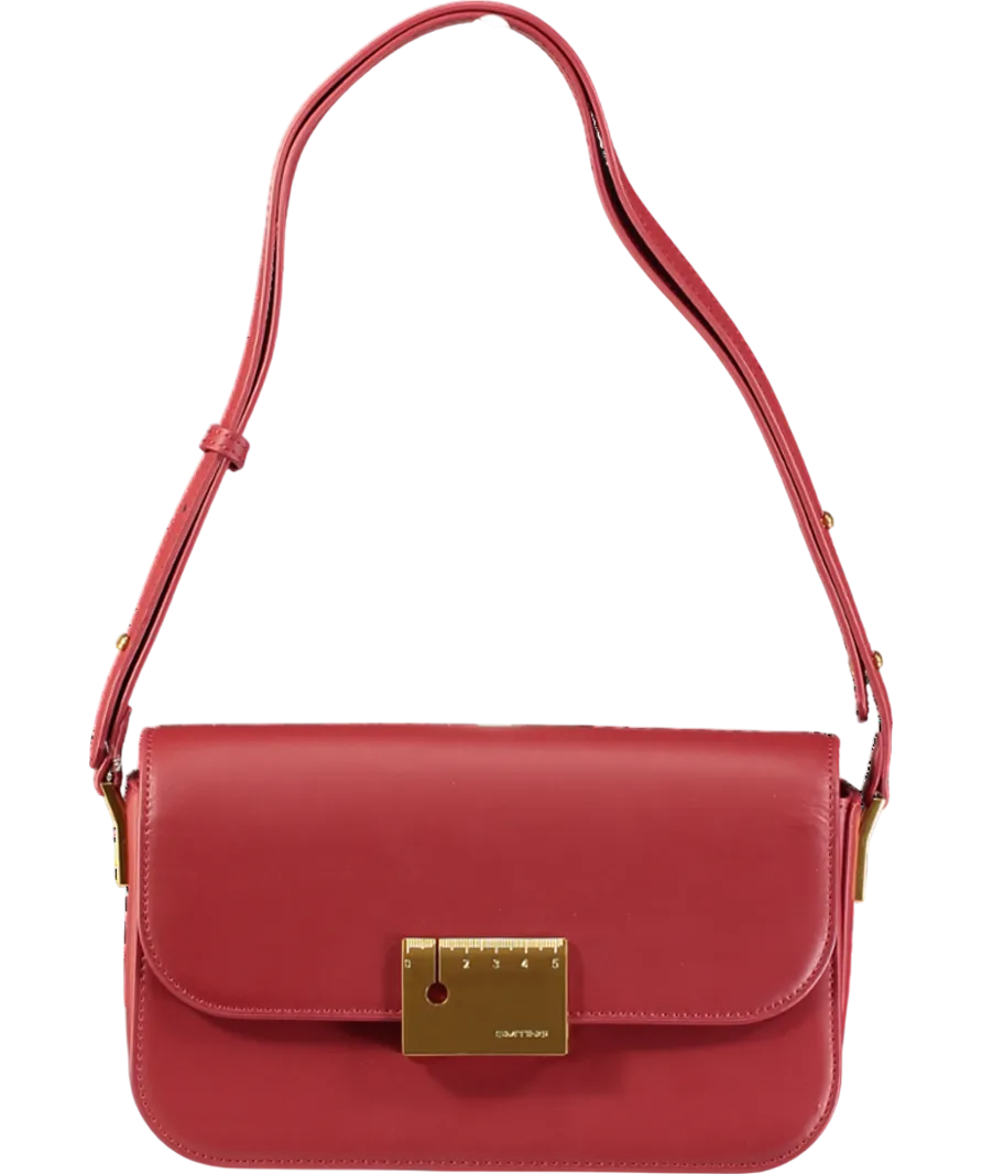Smting Red Medium Flap Bag