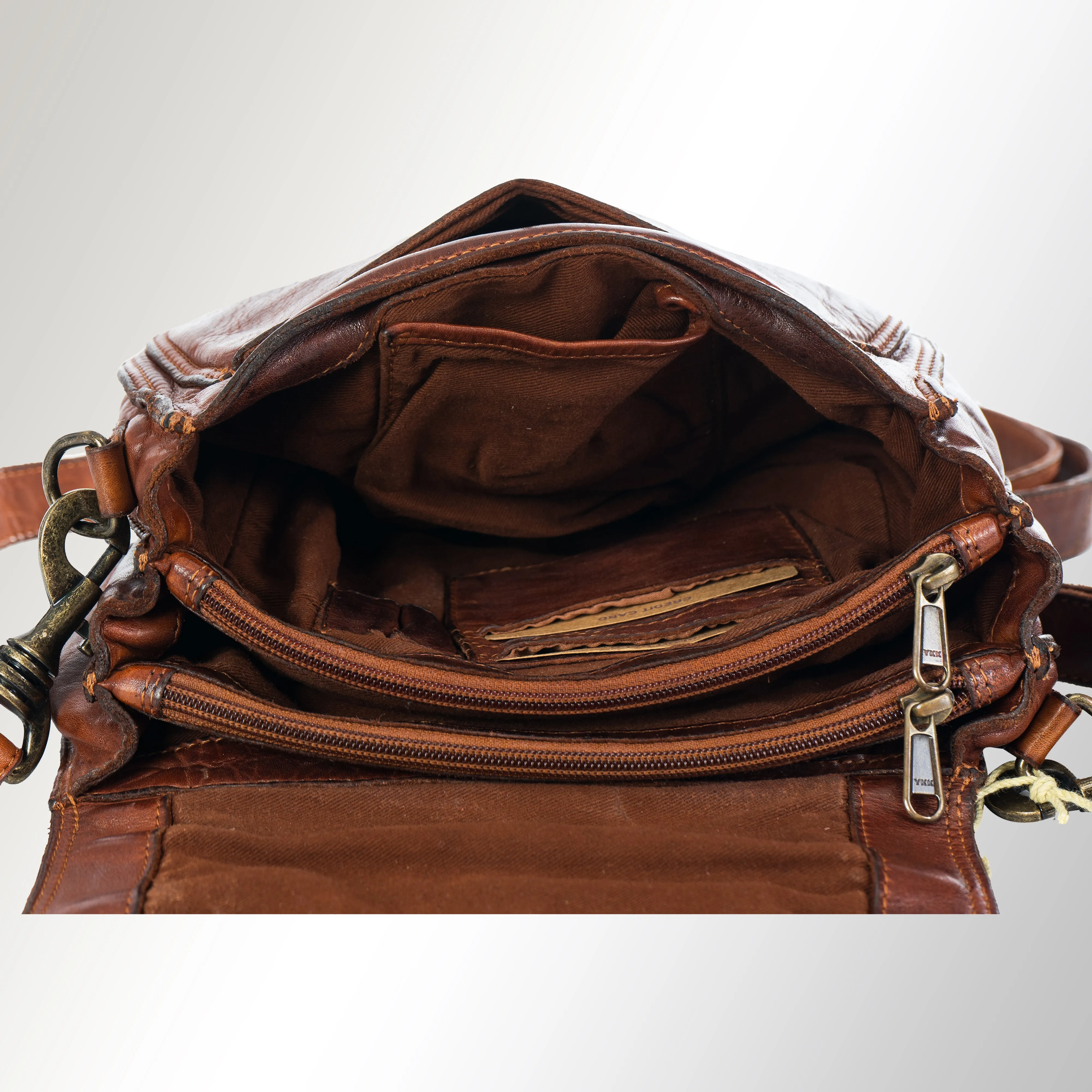 Spaghetti Western Swc161Cg Cross Body I Vintage Handmade Drum Dyed Genuine European Cowhide Leather Women Bag Western Handbag Purse