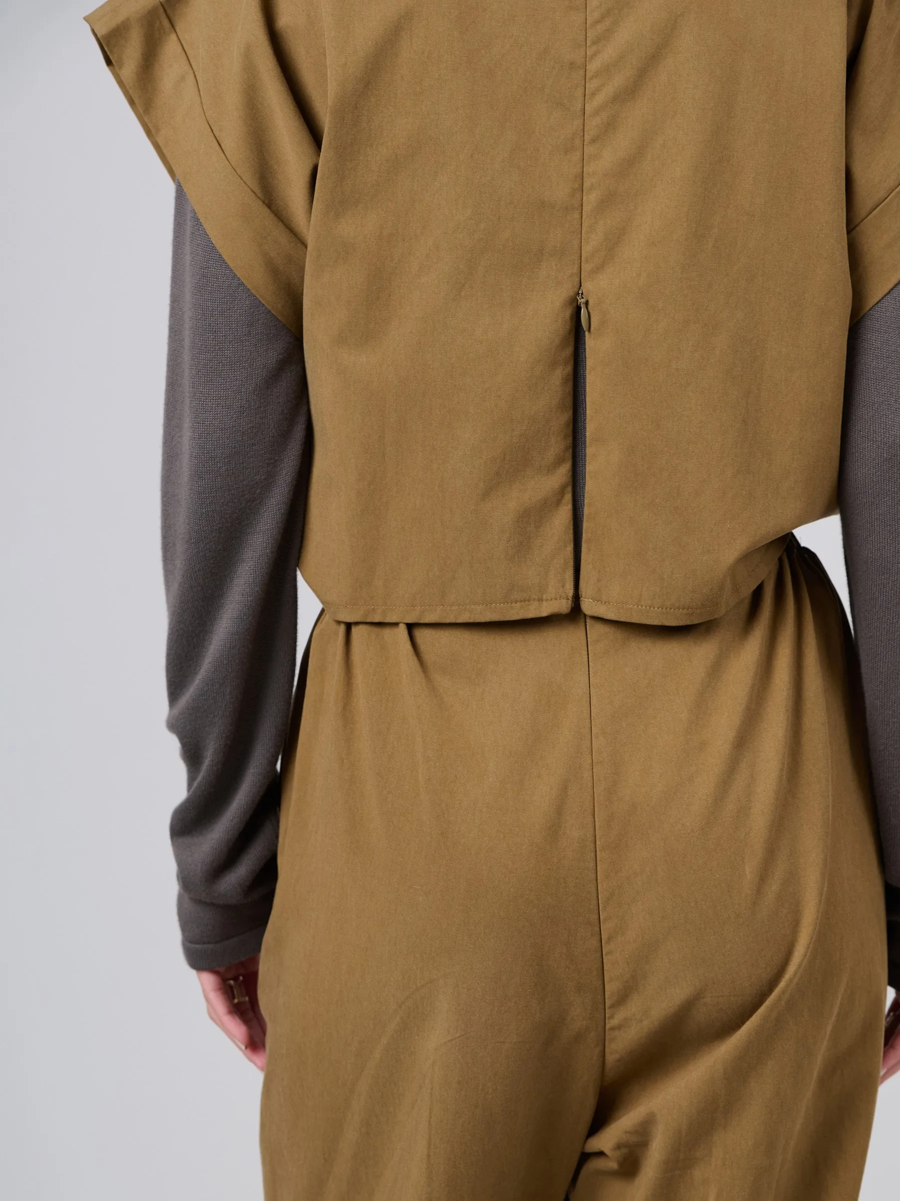 Tencel® Cotton Cap Sleeve Jumpsuit