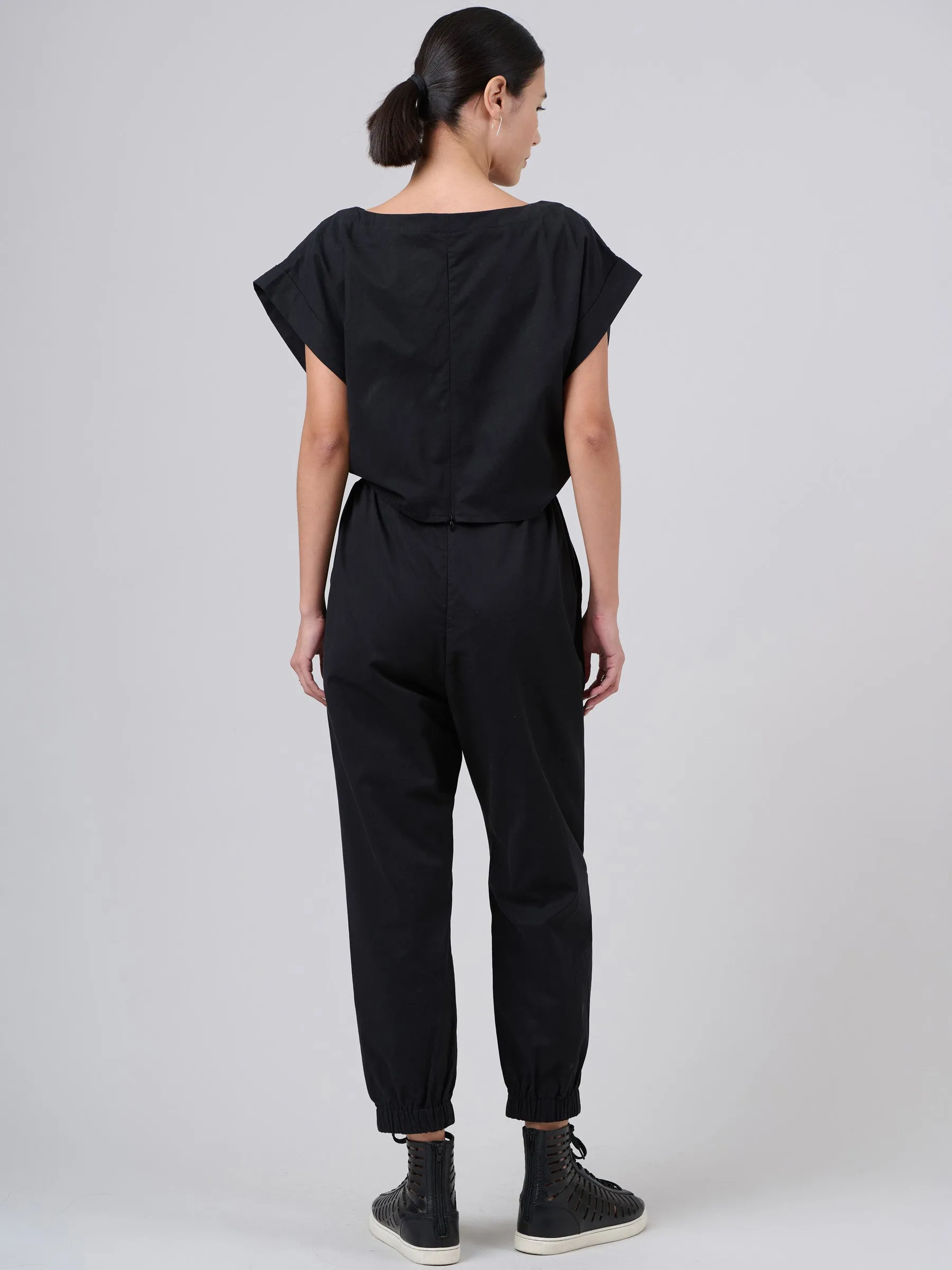 Tencel® Cotton Cap Sleeve Jumpsuit