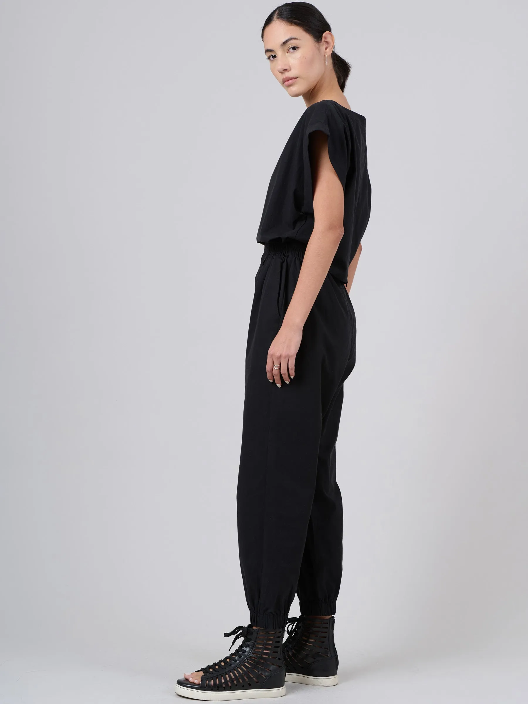 Tencel® Cotton Cap Sleeve Jumpsuit