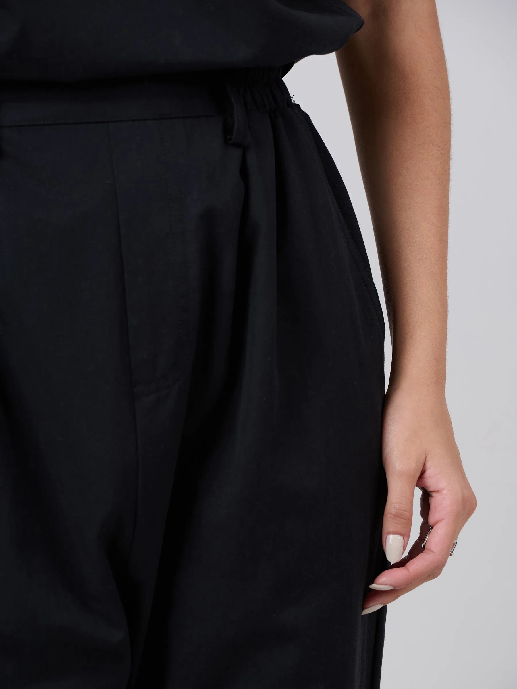Tencel® Cotton Cap Sleeve Jumpsuit