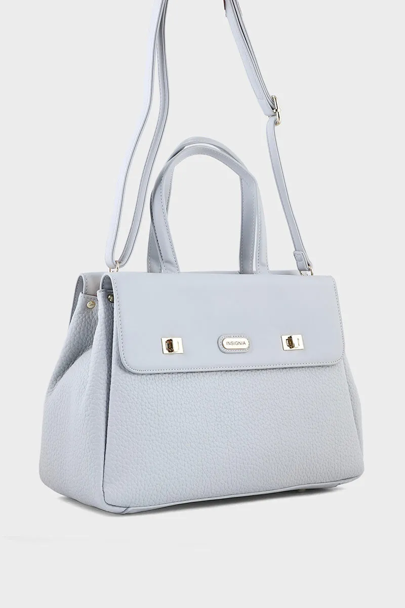 Top Handle Hand Bags BH0056-Light Blue