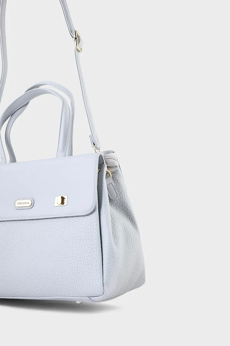Top Handle Hand Bags BH0056-Light Blue