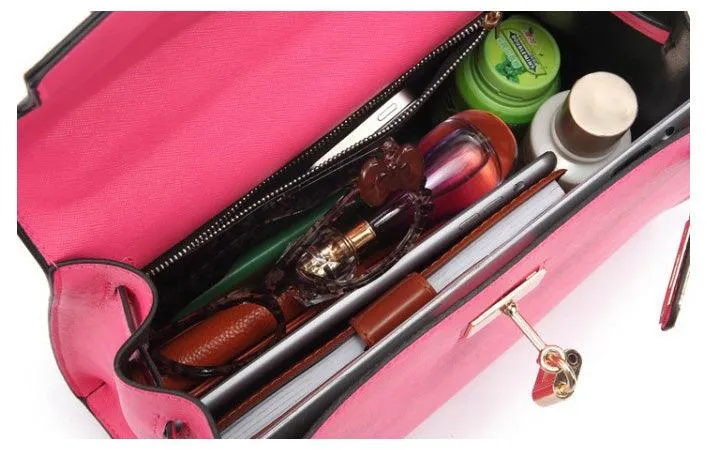 Top Quality Women's Fashionable Blue HandBag