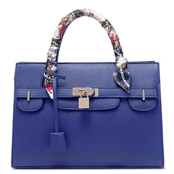 Top Quality Women's Fashionable Blue HandBag