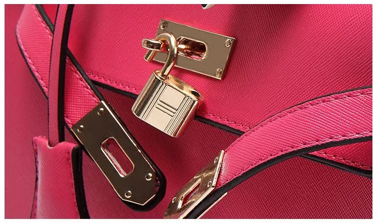 Top Quality Women's Fashionable Pink HandBag