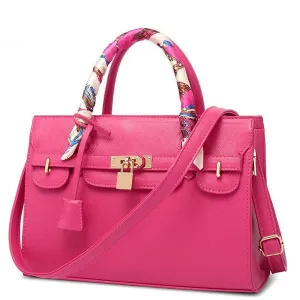 Top Quality Women's Fashionable Pink HandBag