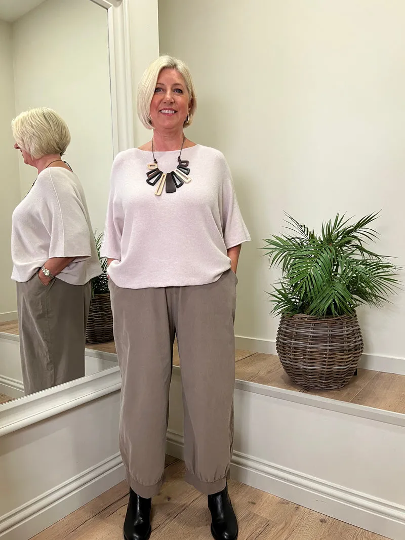 Trudi Needlecord Trousers Taupe