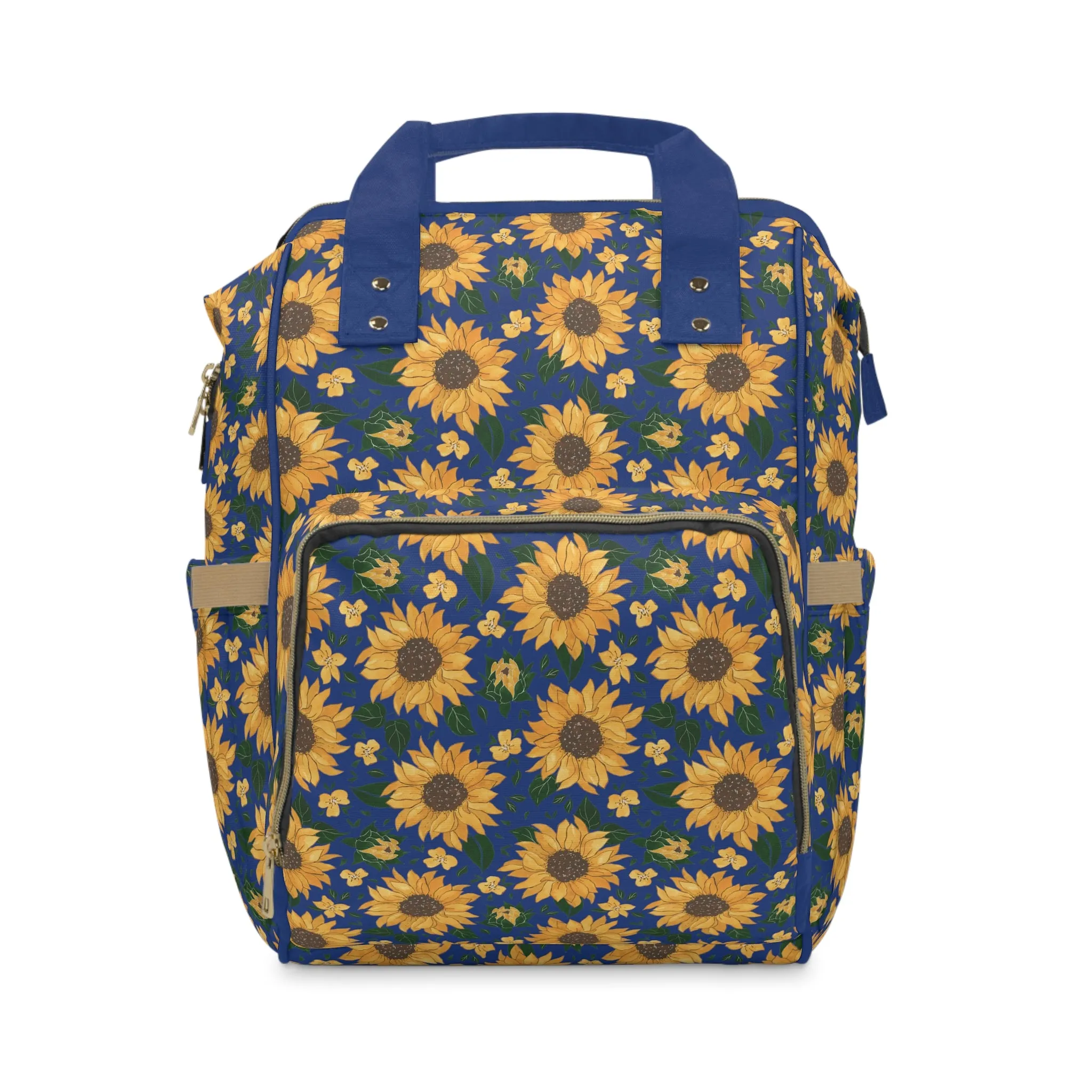 Vintage Sunflowers Diaper Backpack