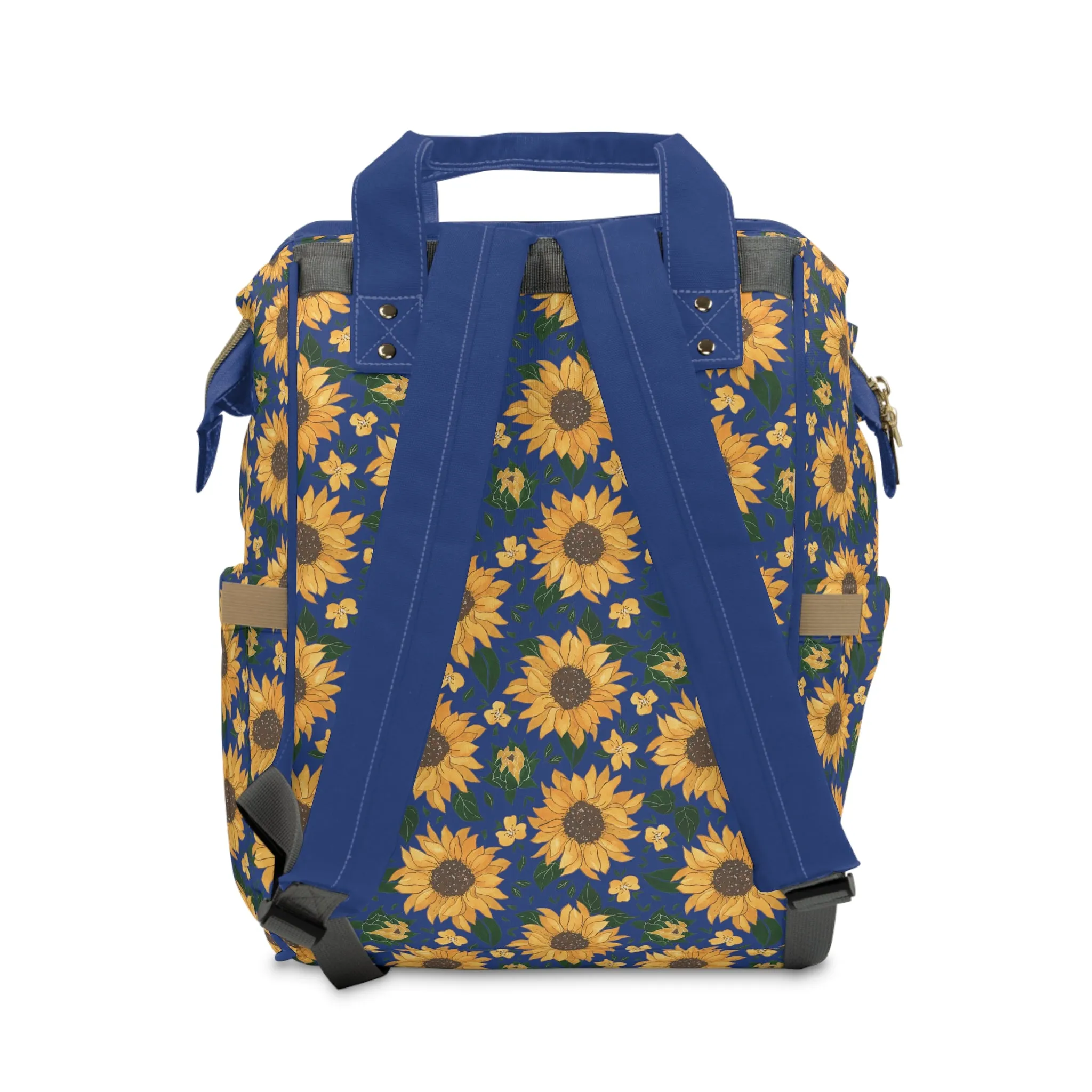 Vintage Sunflowers Diaper Backpack