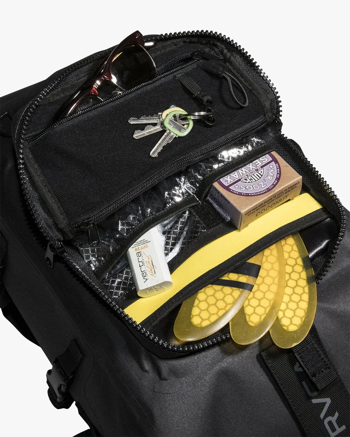Weld 33L Water Repellent Surf Backpack - Black