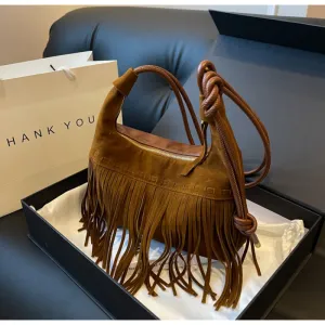 Wholesale Bohemian Tassel Vintage Shoulder Crossbody Bag