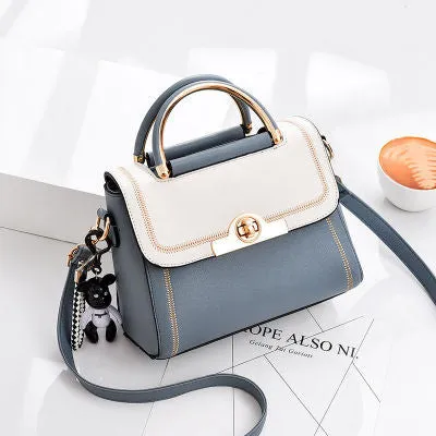 Wholesale Fashionable All-match Colorblock Crossbody Handbag
