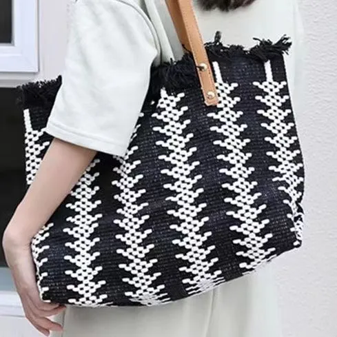 Wholesale Simple Popular Large Capacity Versatile Canvas Shoulder Bag