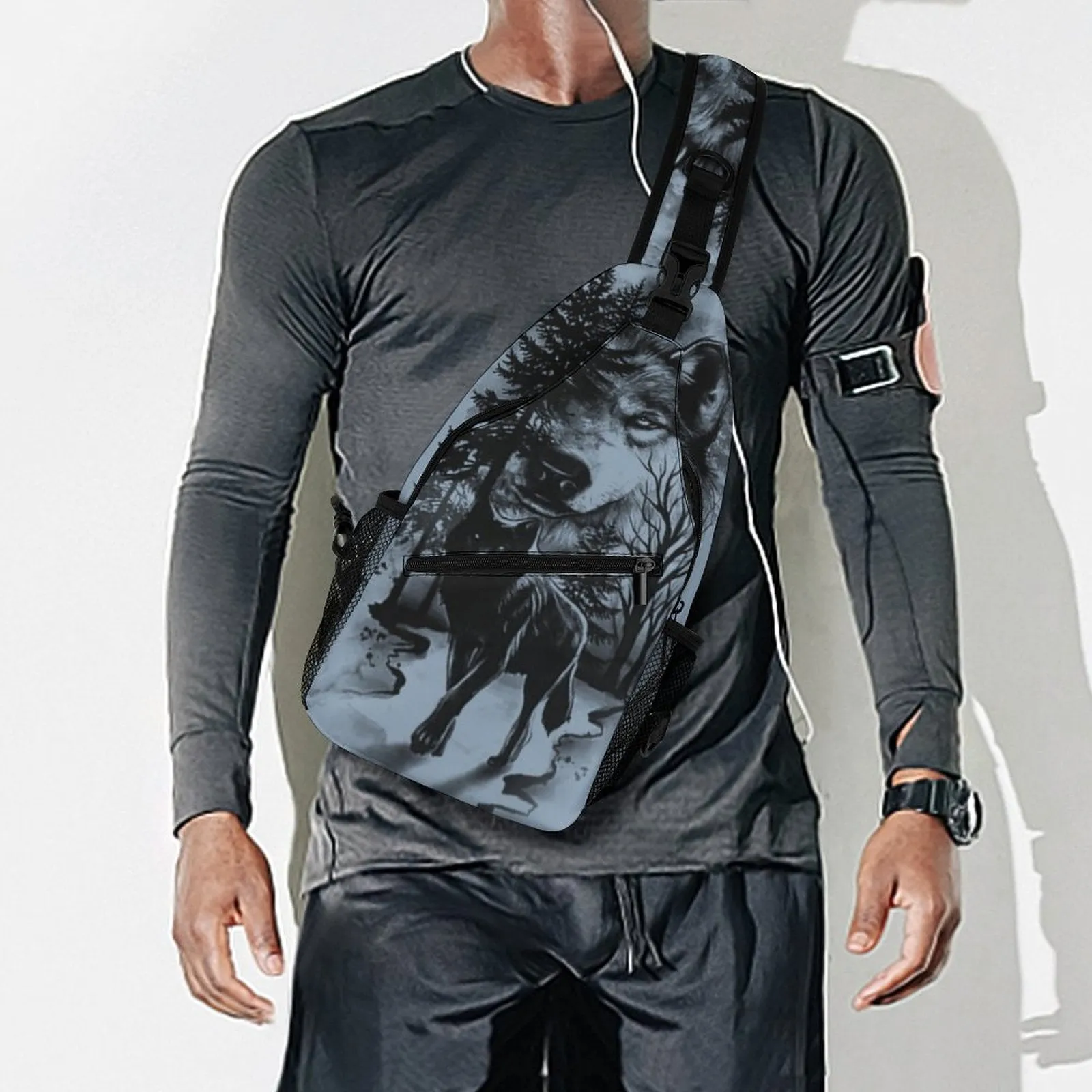 Wolves Unique Sling Bags