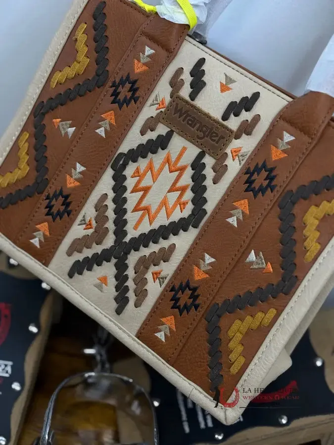 WRANGLER AZTEC BROWN BAG